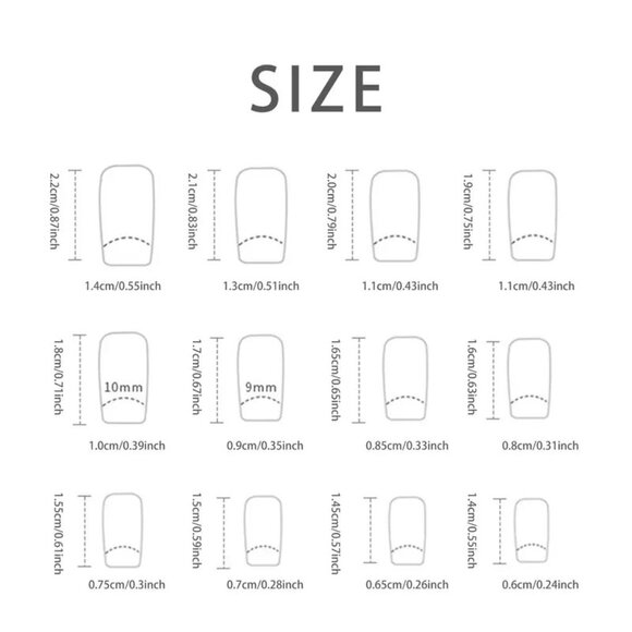 24 Snowman Fake Nails Press On Glossy Snowflake Christmas Holiday Metallic Shine - Picture 3 of 5